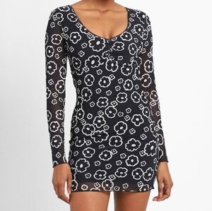 Forever 21 Juniors Long Sleeve Sheath Dress